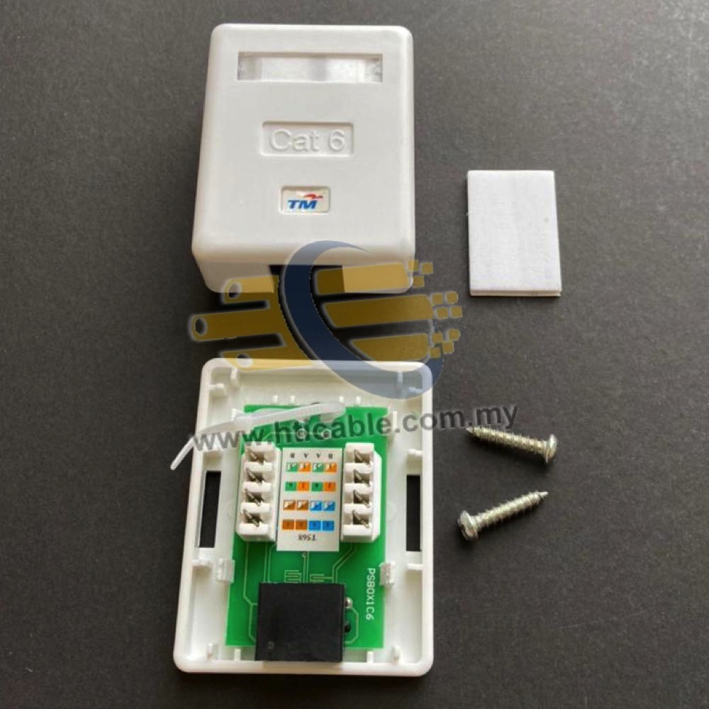 TM Passed RJ45 CAT6 Internet Junction Box / Wall Mount Socket Jack ...