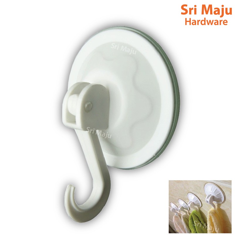 MAJU Snap Suction Hook Removable Reusable for Hanging Storage Kitchen  Bathroom Hook