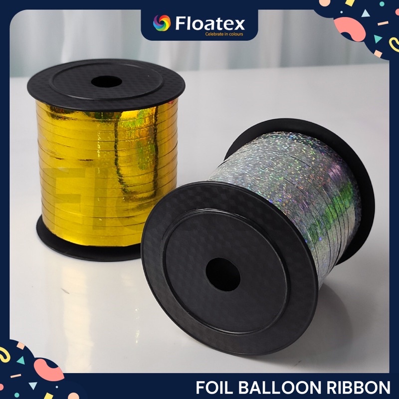 ( Ready stock ) 230meter Foil Balloon Ribbon Laser Ribbon Roll For ...