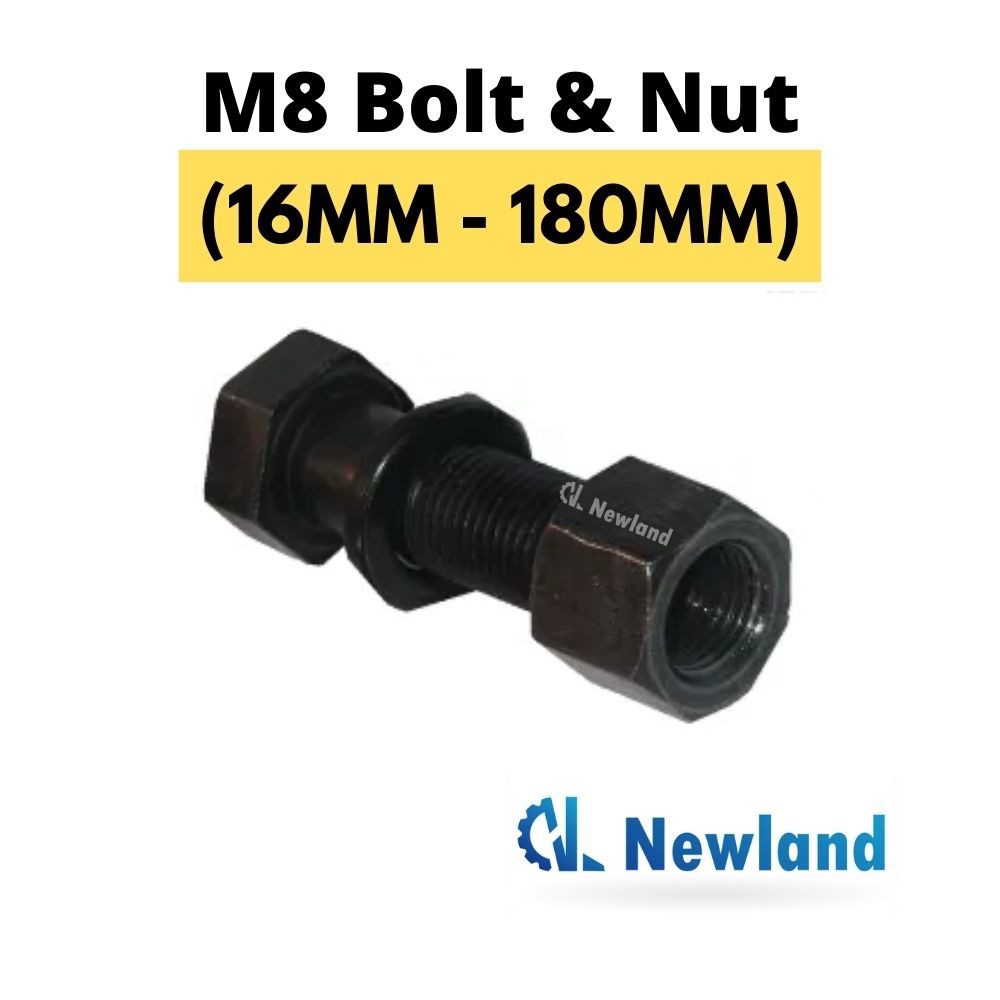 Bolt & Nut M8 Set (8mm)- Spanner size 13 | Shopee Malaysia