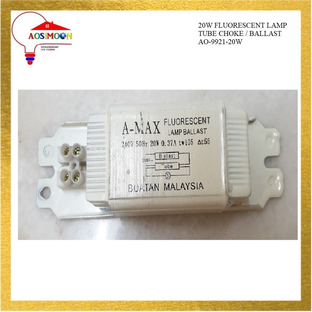 20W FLUORESCENT LAMP TUBE CHOKE/BALLAST Shopee Malaysia