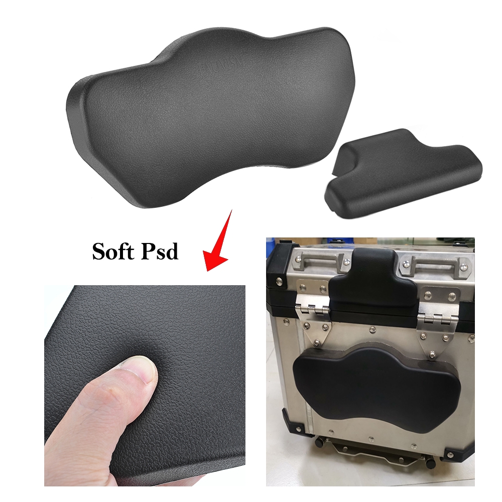 Rear Top Case Luggage Bag Cushion Soft Passenger Backrest Back Pad for