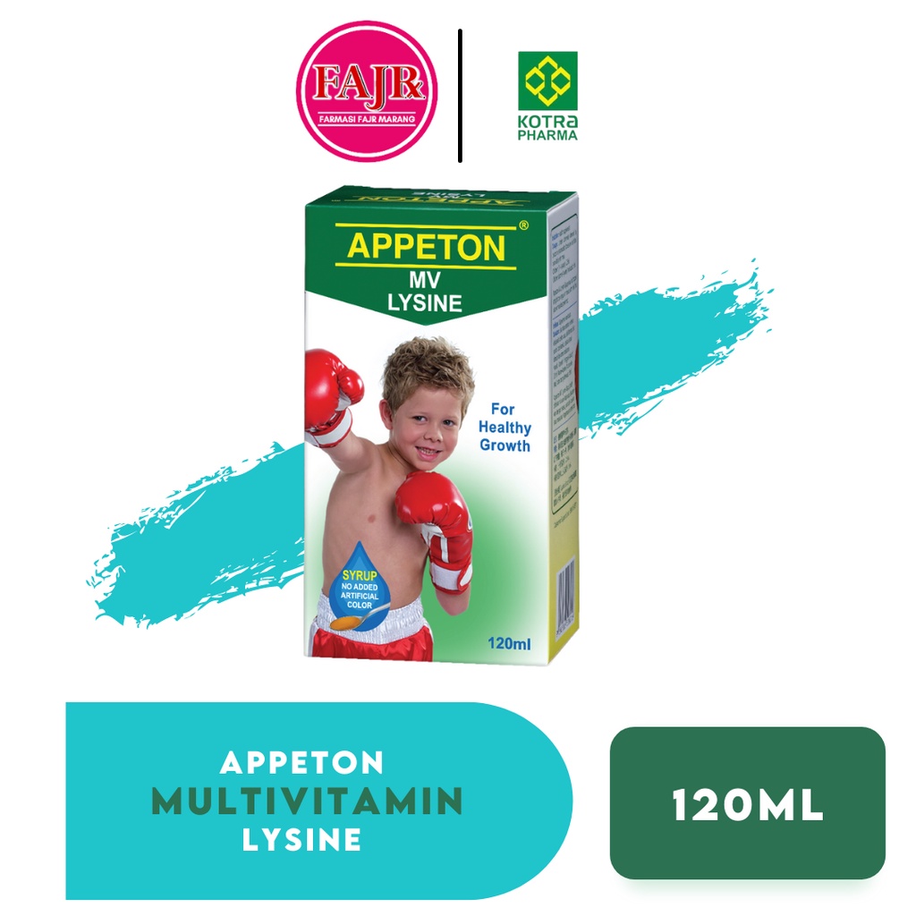 APPETON Multivitamin Lysine Syrup 120ml Shopee Malaysia