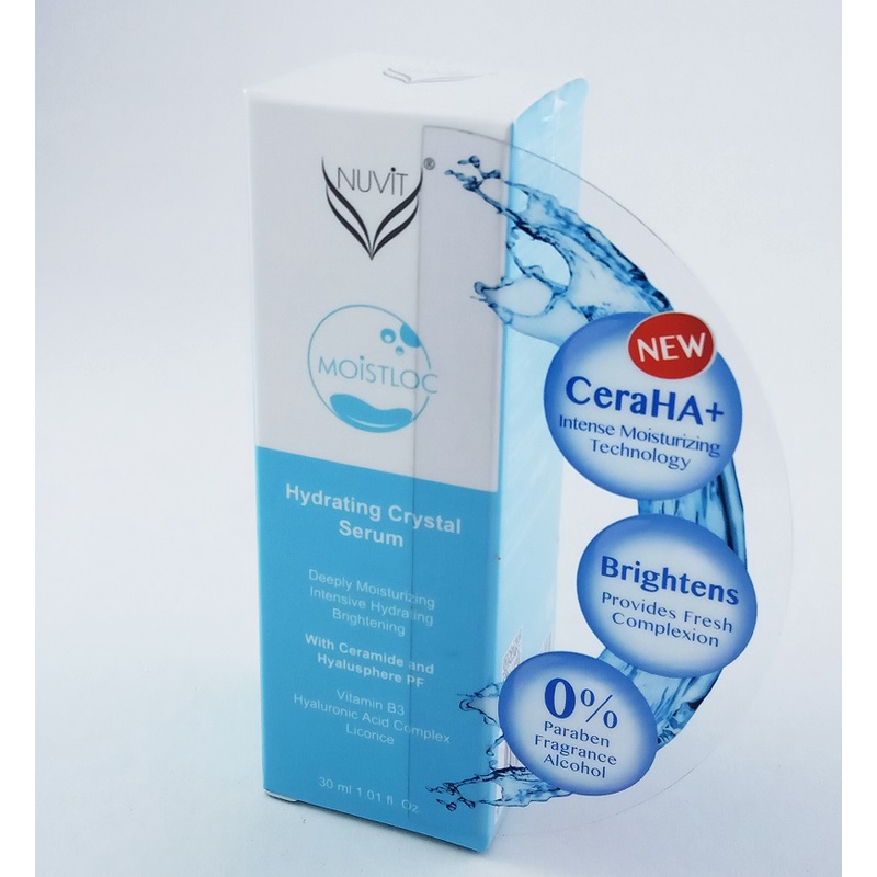 NUVIT HYDRATING CRYSTAL SERUM 30ML (EXP:22/2/25) | Shopee Malaysia