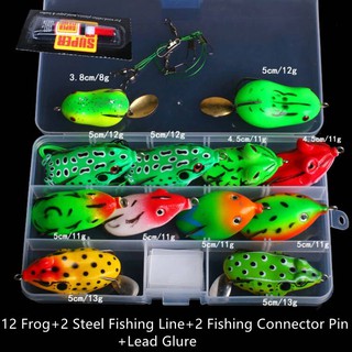 5PCS Frogs Soft Bait Fishing Lure Set Top Fishing Tackles – Hengjia fishing  gear
