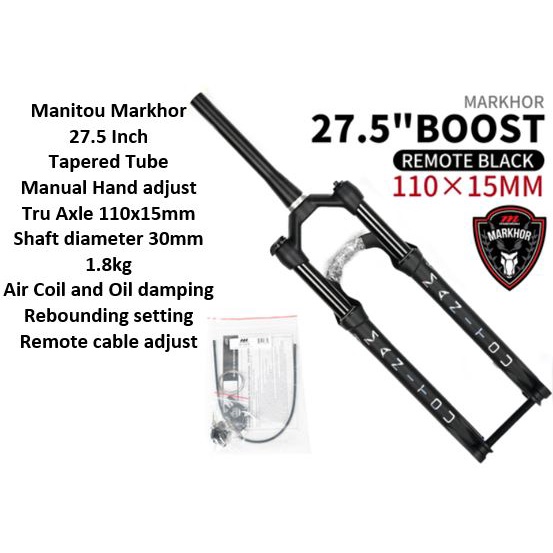 Manitou Markhor, Machete Comp, or R7 Pro 27.5 or 29 Air Fork Boost Tru ...
