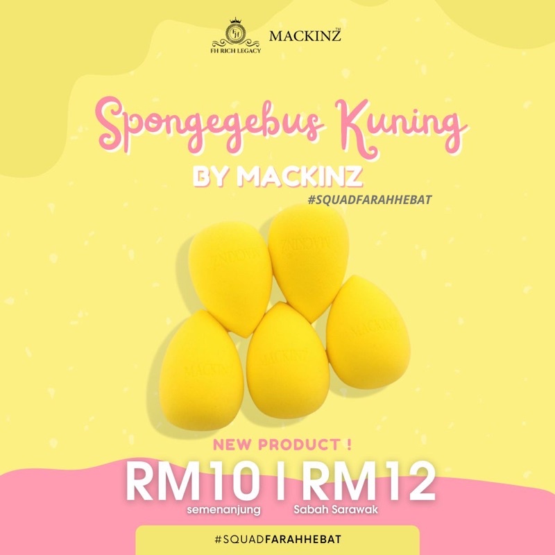 💥SPONGEGEBUS KUNING BY MACKINZ💥ORIGINAL HQ💯 | Shopee Malaysia