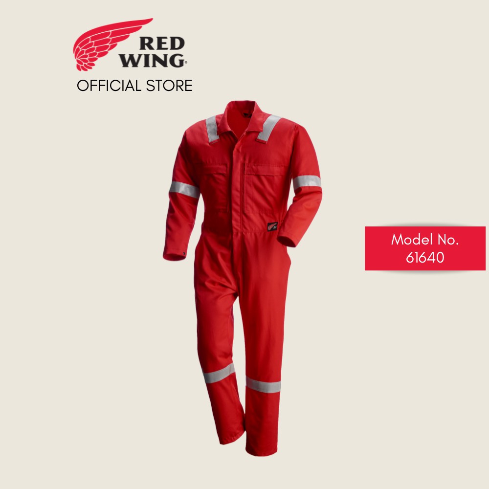 Red Ginger Flower Coverall main image 1