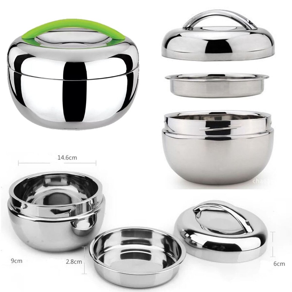 Stainless steel lunch box - Insulation Bento Student Lunch Box Apple
