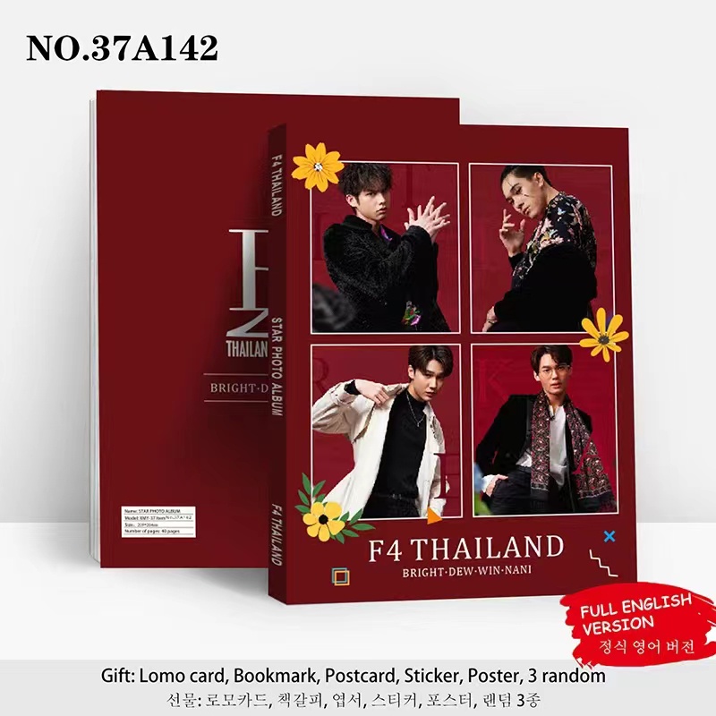 F4-thailand BRIGHT-WIN DEW Photobook Photo Album Send Card