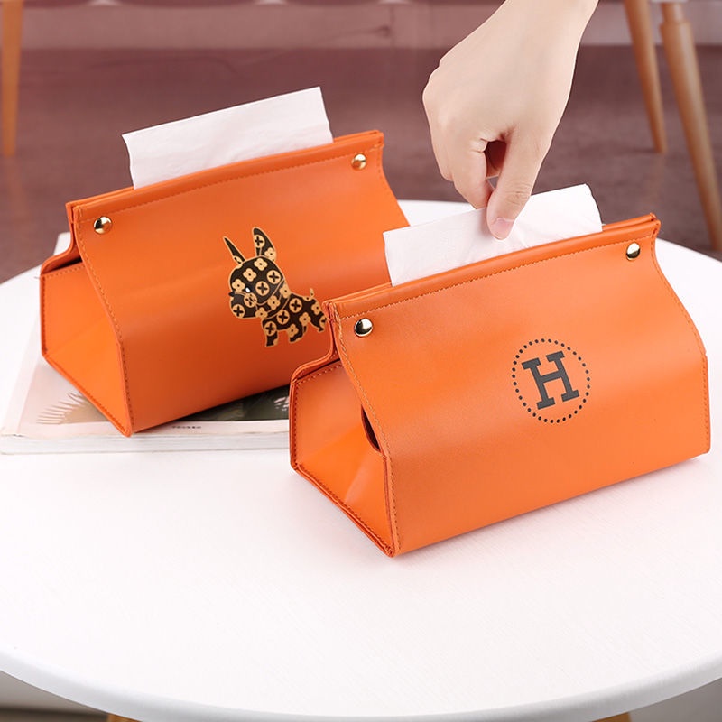 Tissue Box Nordic Style Creative Snap Button Paper Box Dining Room ...