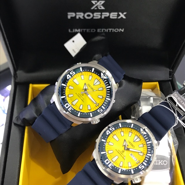 Seiko yellow butterfly clearance fish