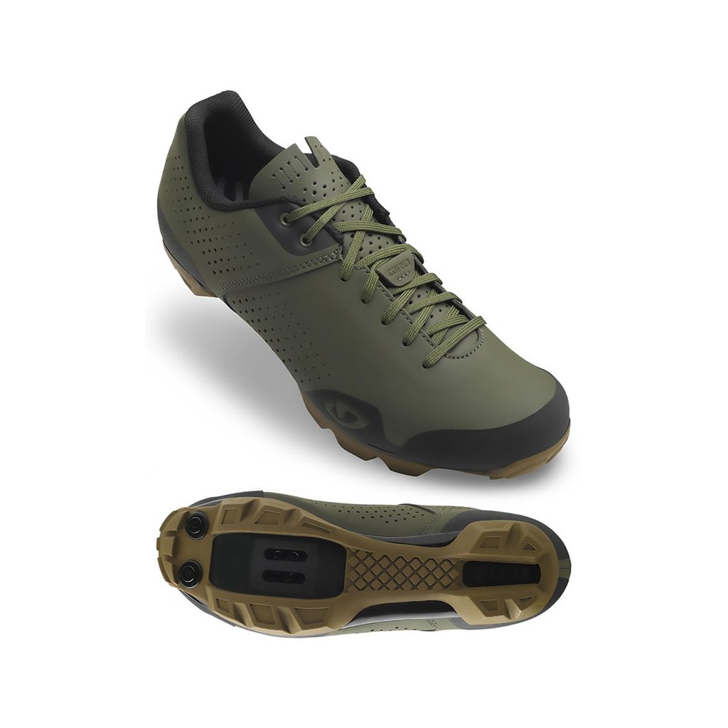 Giro Privateer Lace MTB Men s Shoes olive gum Shopee Malaysia