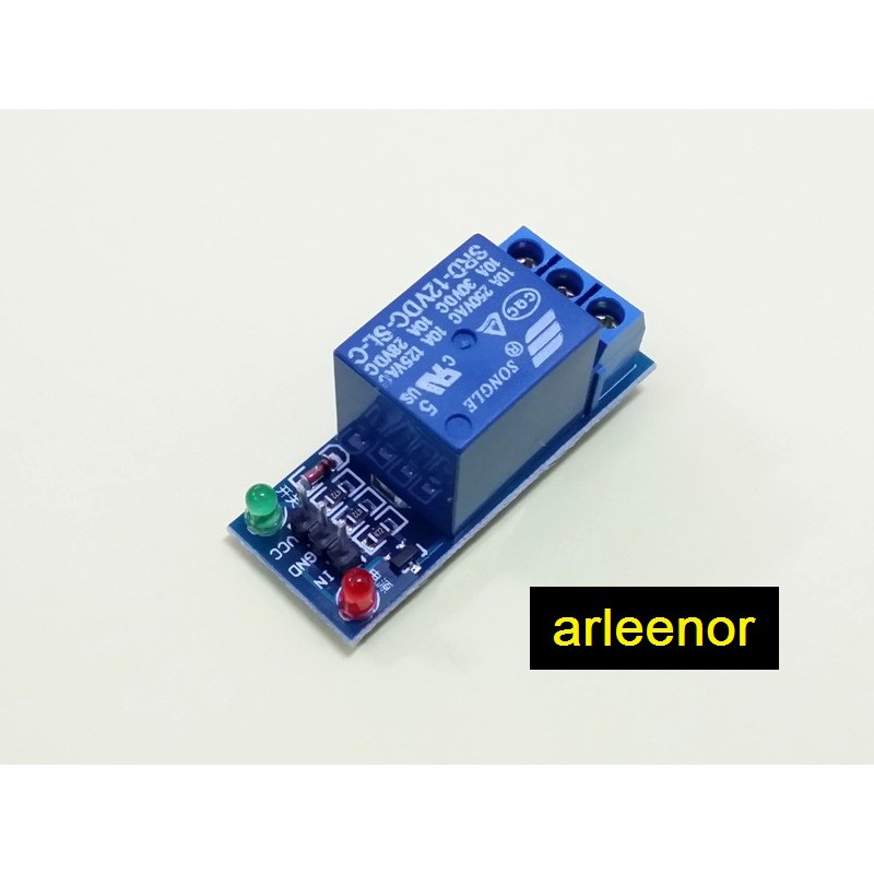 1-channel/way 12V relay module (Active high) | Shopee Malaysia