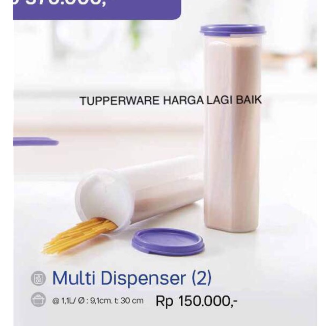 Tupperware Multi Dispenser (bekas letak spaghetti) | Shopee Malaysia
