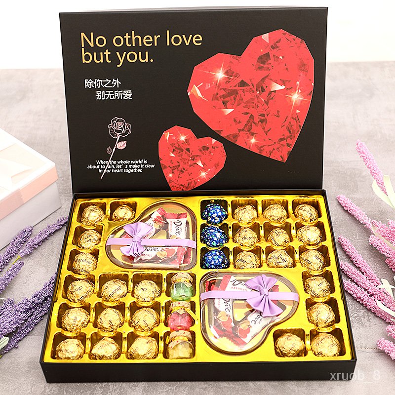 ?Birthday Candy Boyfriend Red Romantic Network Dove Gift Box Gift for