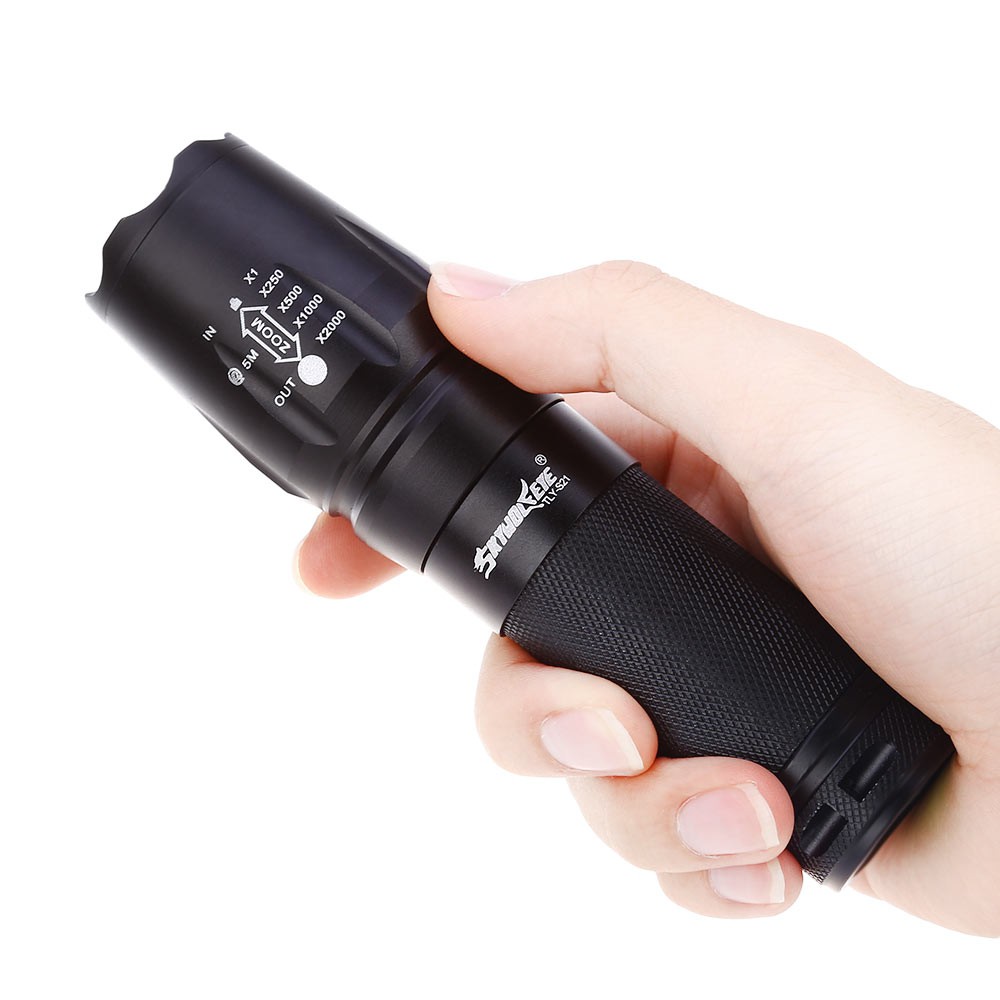 SKYWOLFEYE S21 5W 1000LM CREE T6 5 MODES LED (BLACK) | Shopee Malaysia