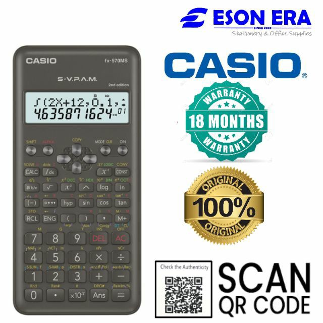 fx 570ms 2nd edition Scientific Calculator 570ms2 570ms II FX-570MS ...