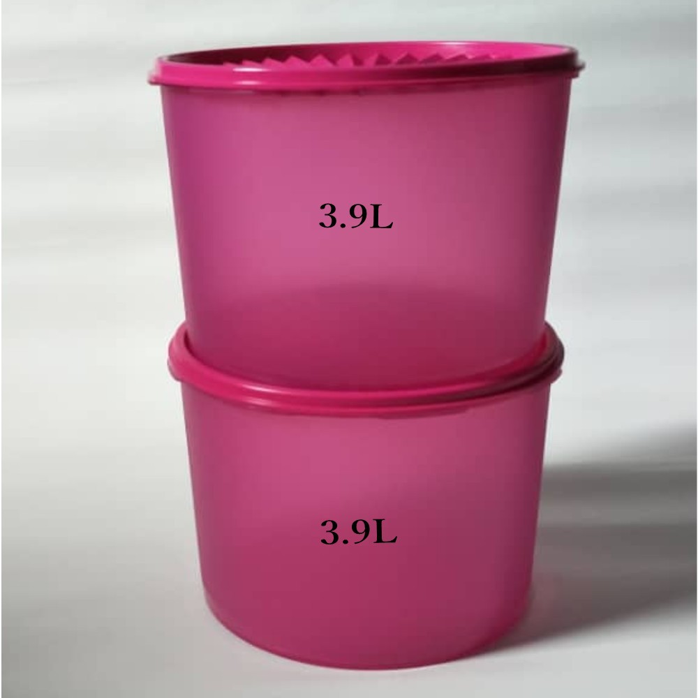 Tupperware Deco Canister 3.9L (A set of 2) - Purple | Shopee Malaysia