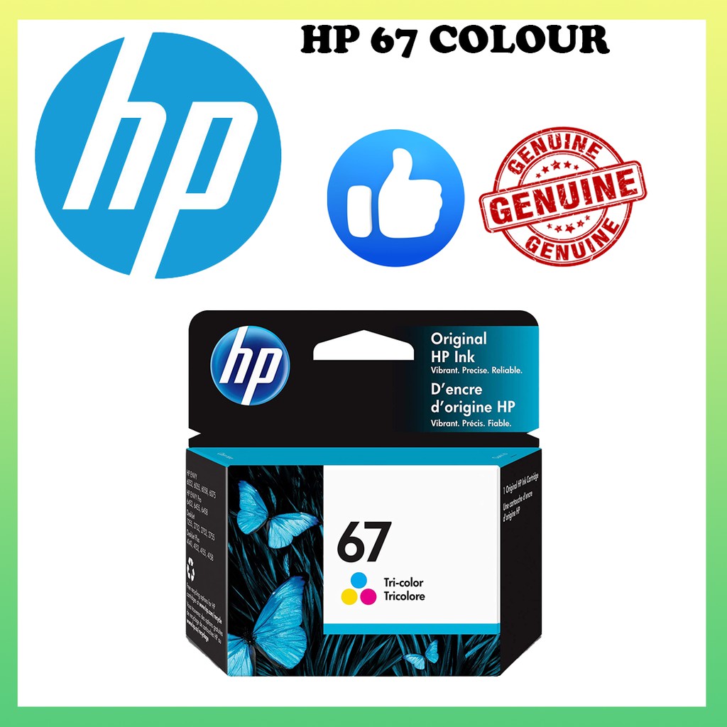 HP GENUINE 67 COLOUR Cartridge | Shopee Malaysia