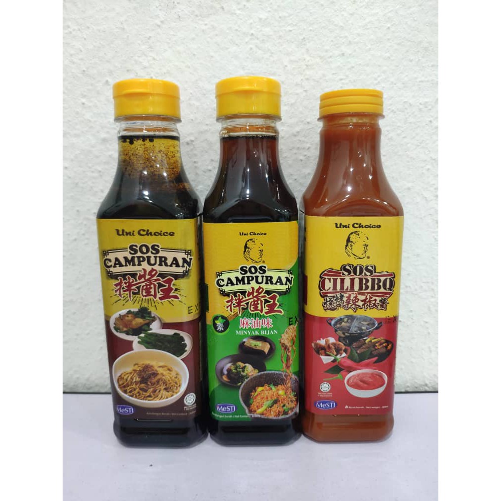 [Halal️_Vegetarian️] 拌酱王(现货) LONG EXPIRY NEW PACKING! 360ml Uni Choice ...