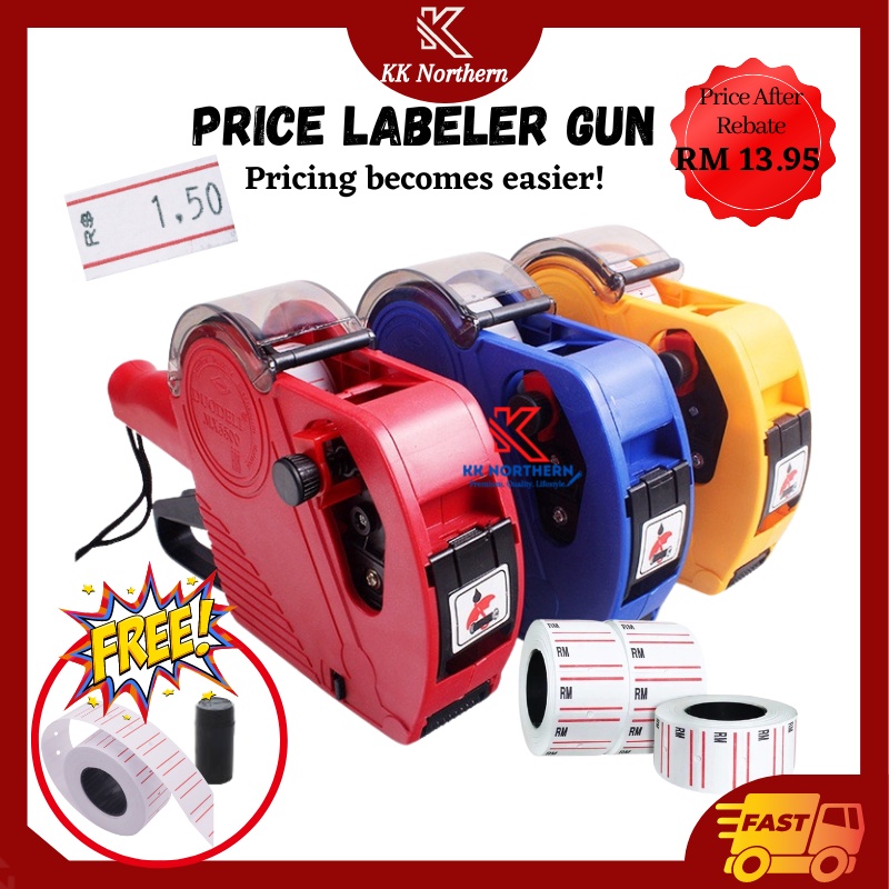 Price Labeller Pricing Gun Machine 5500 EOS Mesin Harga Price Tag Gun