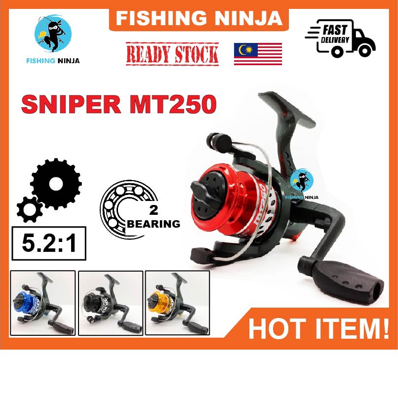 Sniper MT250 Fishing Reel Sniper Prawn Reel Mesin Pancing Sniper