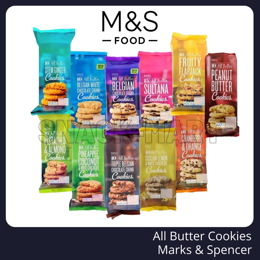 M&S Marks & Spencer All Butter Cookies 200g | Shopee Malaysia