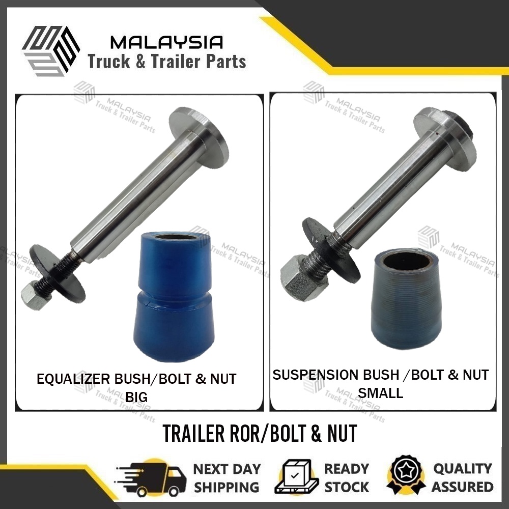 Trailer ROR YORK TMC Suspension Bush Equalizer Bush with Bolt and Nut