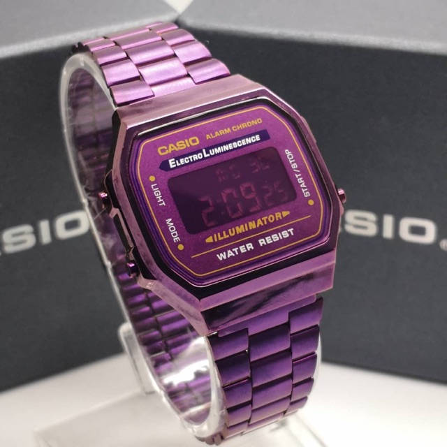 Casio Purple Viral Digital watch unisex limited anniversary