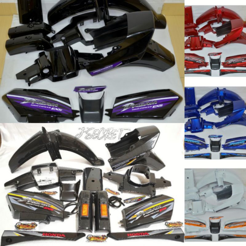 READY STOCK HONDA COVER SET EX5 EX5DREAM TAMPAL SIAP | Shopee Malaysia