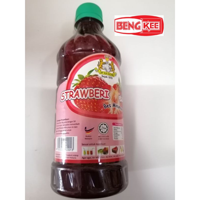 Beng Kee🔥strawberi Bes Minuman Berperisa 480g🔥 Shopee Malaysia 0302