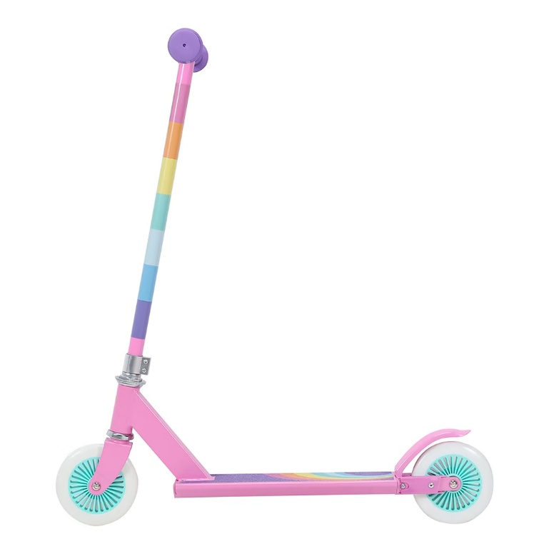 ANKO KMART Inline Scooter for 5 years rainbow pink and blue Shopee