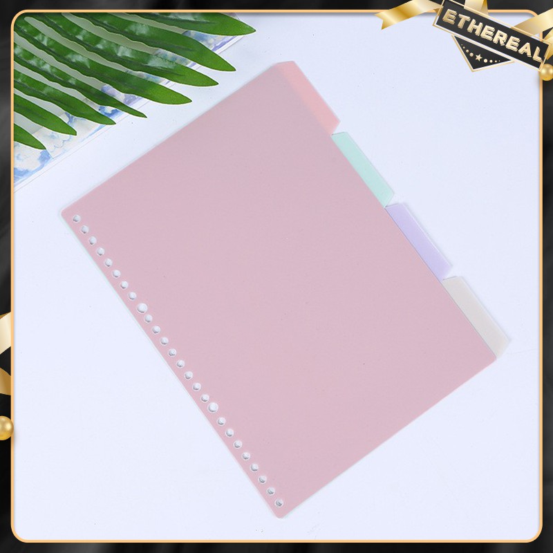 Index Divider Tab Divider Page Separator for loose-leaf Notebook A5 20 ...