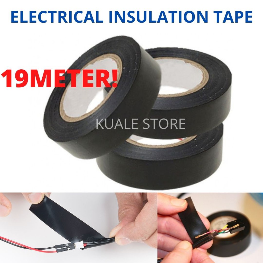 SHIP NOW! High Quality 19meter PVC Electrical Insulation Tape Wiring Tape Wire Tape / Tape