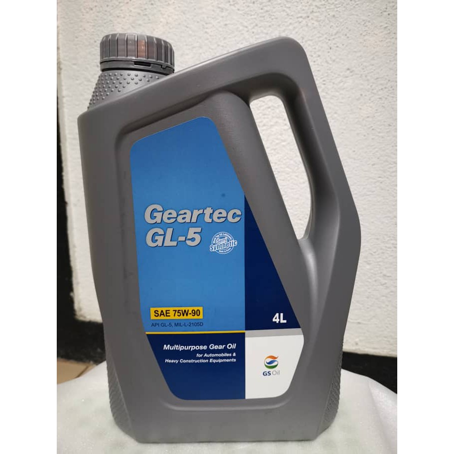 Geartec GL-5 75w90 (4 Liter) | Shopee Malaysia