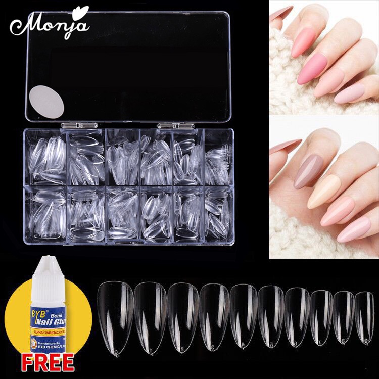 8Pcs Useful Nail Glue Remover Portable Fake Nails Removers Pointed
