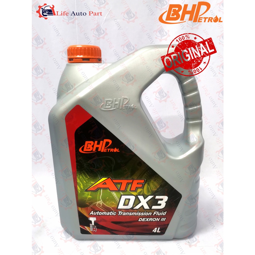 ORIGINAL BHP ATF DX3 Automatic transmission Fluid DEXRON III 4L Shopee Malaysia