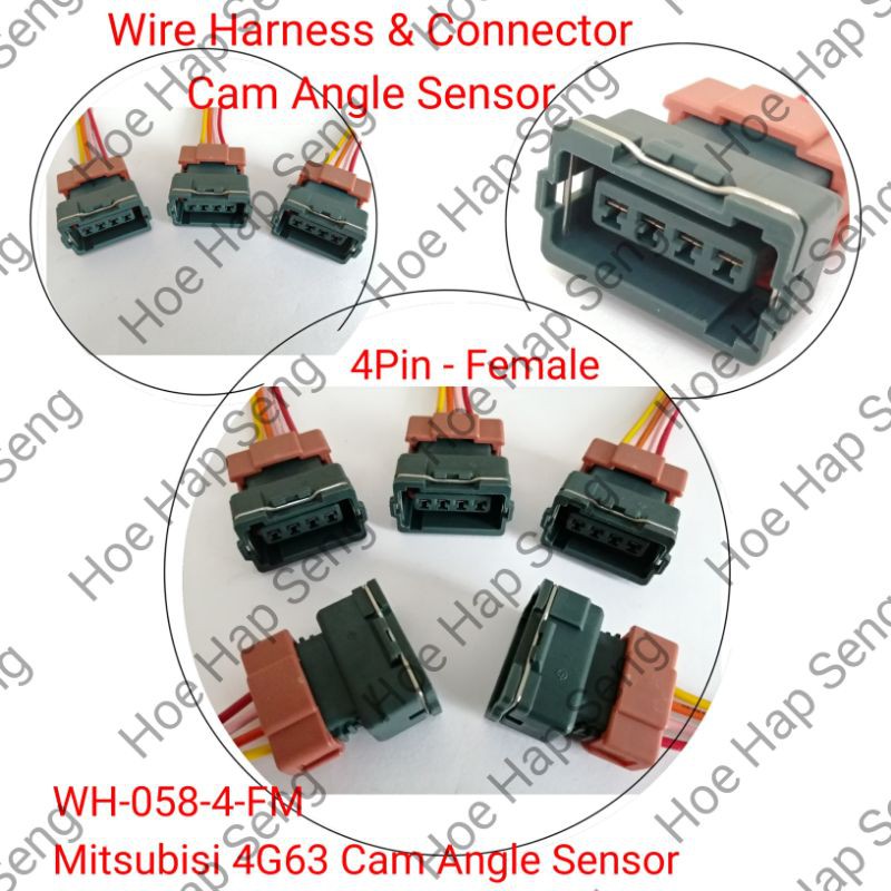 WH-058-4-FM Car Mitsubisi Type (MMC) Cam Angle Sensor Wire Harness ...