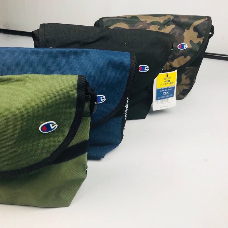 (Ready Stock!) Champion Logo Crossbody Bag (2 layers) Shopee Malaysia
