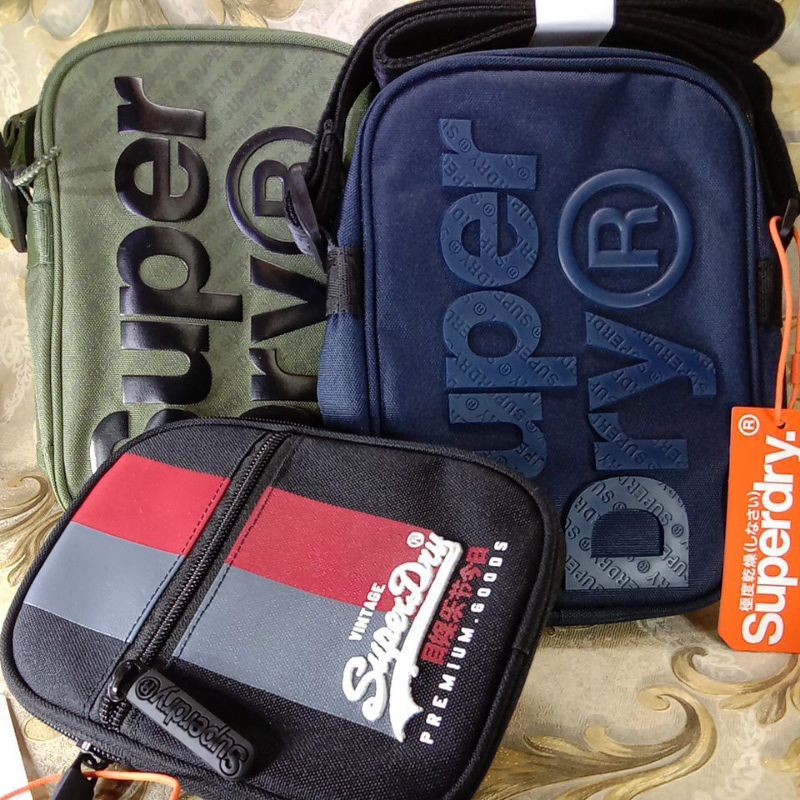 BEG SANDANG SUPERDRY VINTAGE SPORT POUCH BAG CROSS BODY BAG SLING BAG MESSENGER BAG MURAH Shopee Malaysia