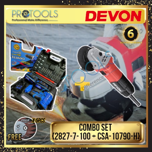 DEVON 2827-7-100 ANGLE GRINDER 4