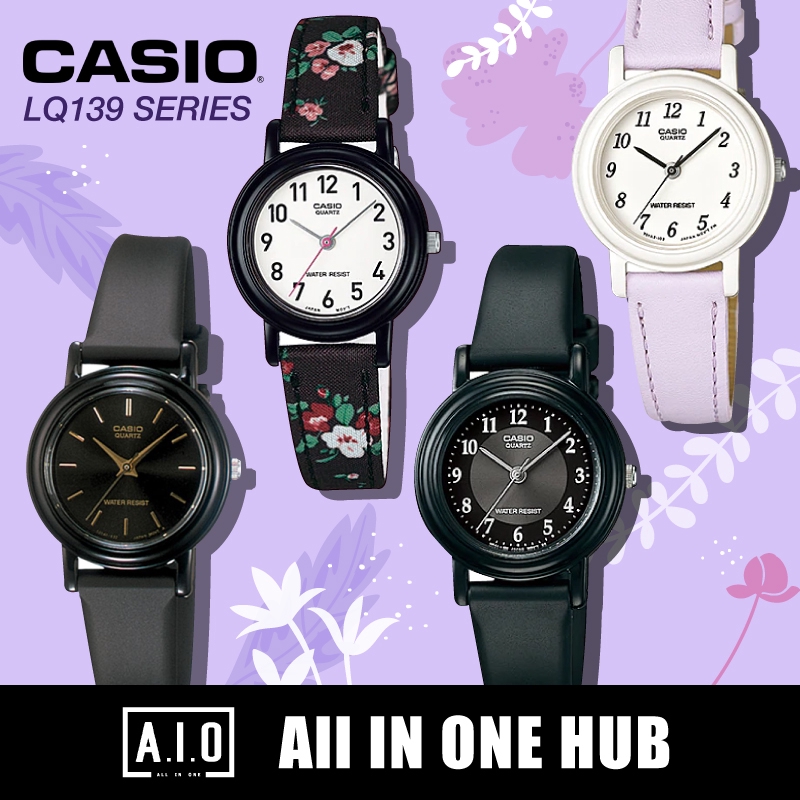 *100% Authentic* Casio Ladies LQ139 (LQ-139AMV/LQ-139EMV/LQ-139L/LQ-139LB)  Series Analog Watch. Includes 1 Year warranty