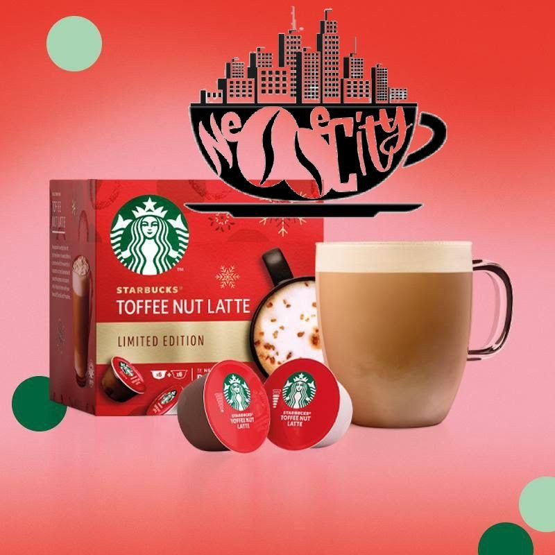 Starbucks Dolce Gusto Toffee Nut Latte Contents 12 Capsules For 6 Cups