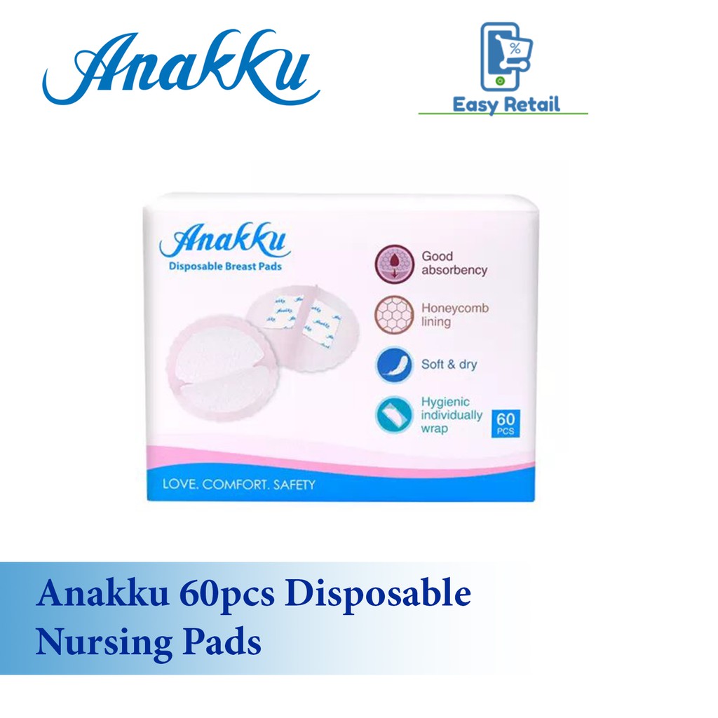 Anakku 60pcs Disposable Nursing Pads New, Babies & Kids, Maternity