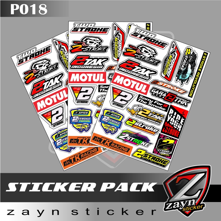 Sticker PACK STICKER PAK 2 STROKE 2 STROKE VOL.2 P018 | Shopee Malaysia