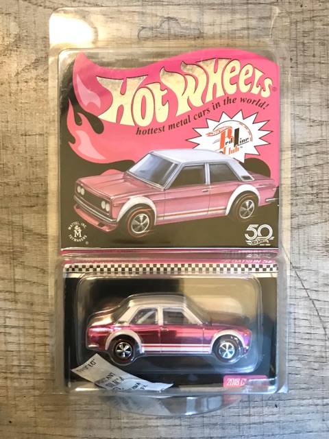 HOT WHEELS 🔥 RLC Exclusive '71 Datsun 510 (2018 Pink Party