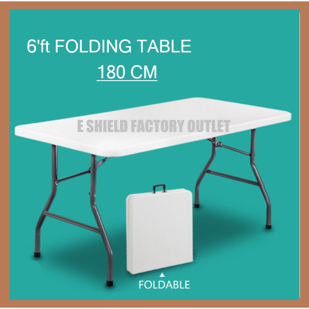 6ft 180cm Multipurpose Folding Table Portable Table Banquet Table 6 ...