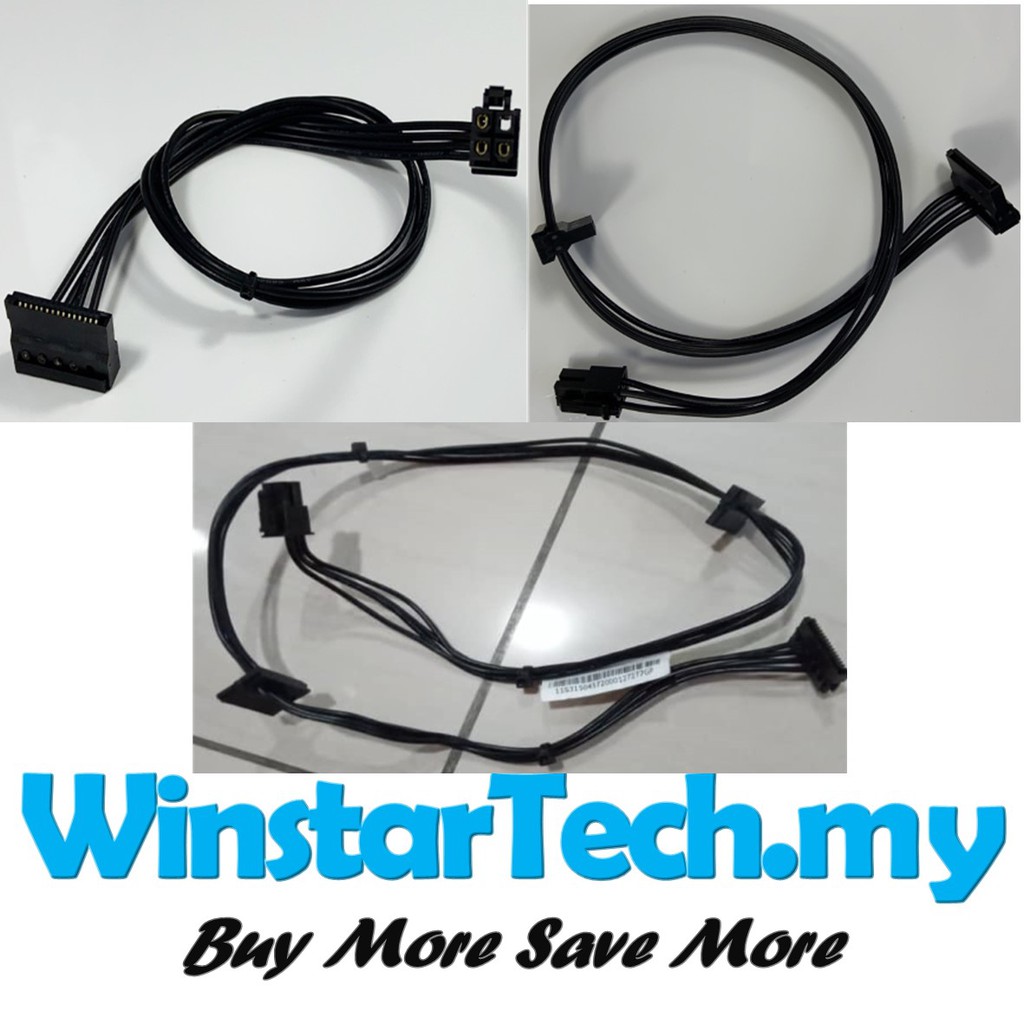 ATX 4 Pin 4Pin to 1x / 2X / 3x Right-Angle 15Pin SATA HDD SSD Power ...