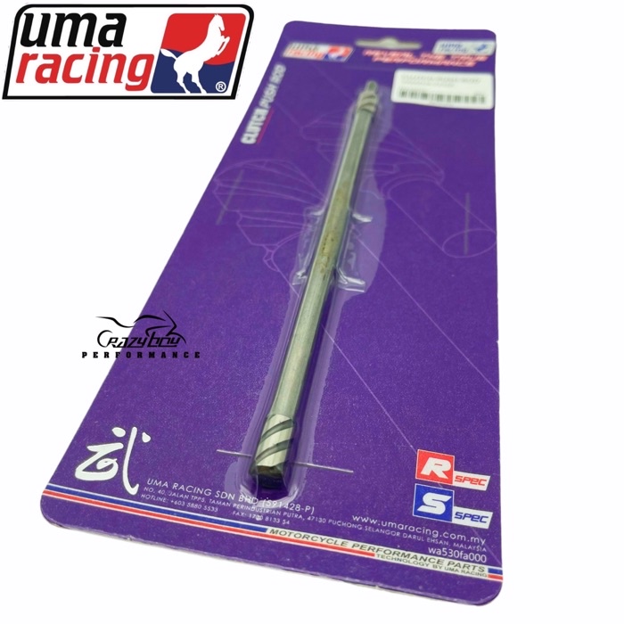 UMA RACING PUSH ROD Y15ZR LC135 FZ150 CLUTCH PUSH ROD 100% ORIGINAL UMA ...